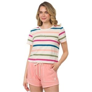 Hurley Striped Top | SIZE L